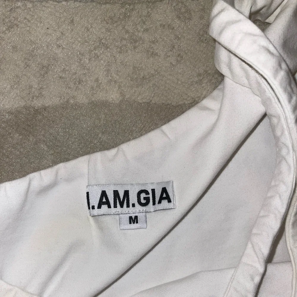 I.AM.GIA White Saturn Bodysuit One Shoulder Cut Out - Picture 4 of 4